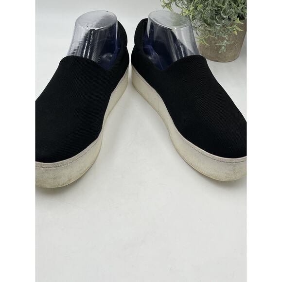 Opening Ceremony Black Platform Canvas Slip on Rubber Sole Sneakers Sz 40/9.5 - Picture 6 of 16